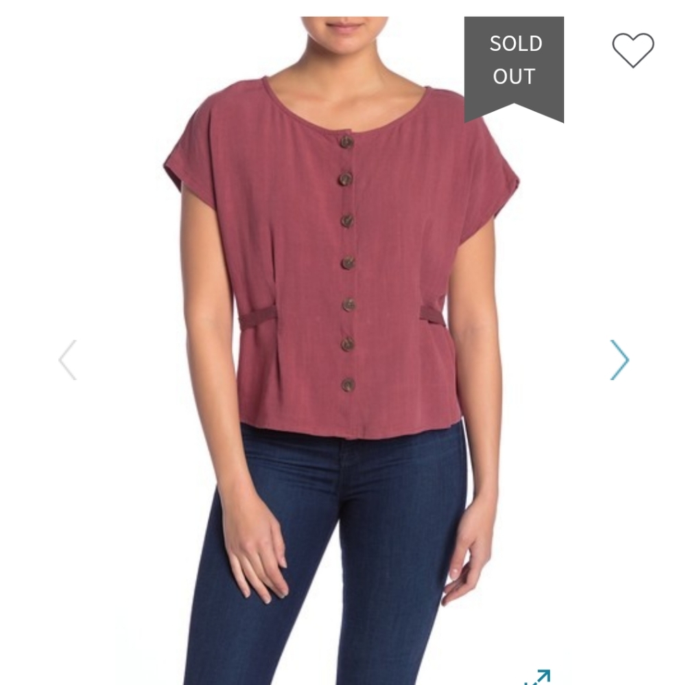 Short sleeve dolman top